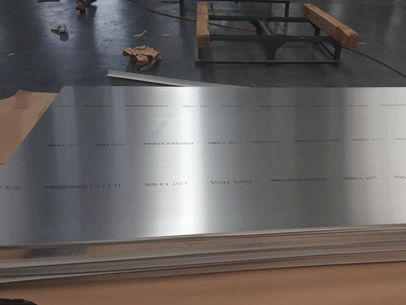 7075 acciones de chapa de aleación de aluminio